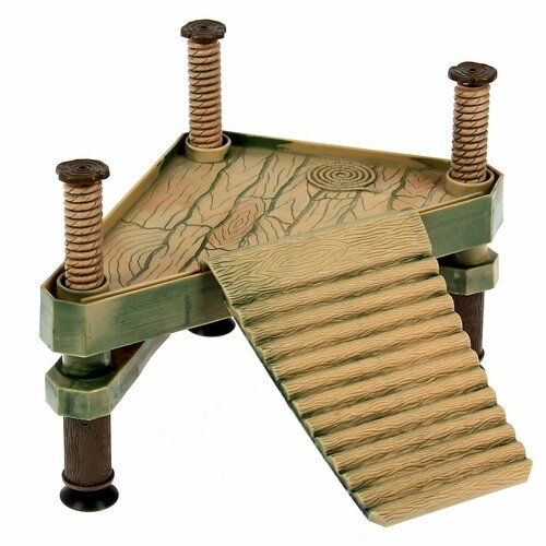 Платформа для черепах на регулируемых опорах с плавающим мостиком мостик 29 х 24 см 1 шт 2195₽