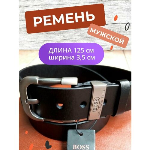 фото Ремень , размер 125, черный нет бренда