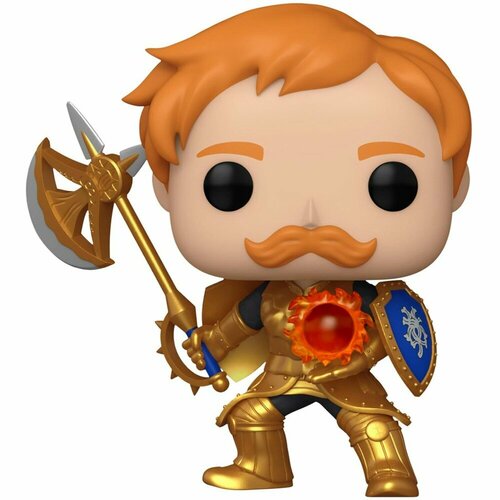 the seven deadly sins keychains diane gideon king harlequin chastiefol keyring escanor rhitta axe opener men car jewelry gitf Фигурка Funko The Seven Deadly Sins - POP! Animation - Escanor (with CS & Axe) (Metallic) (Exc) 63131