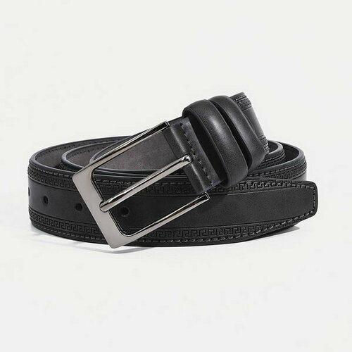 фото Ремень сима-ленд, размер 115, черный сима-лэнд