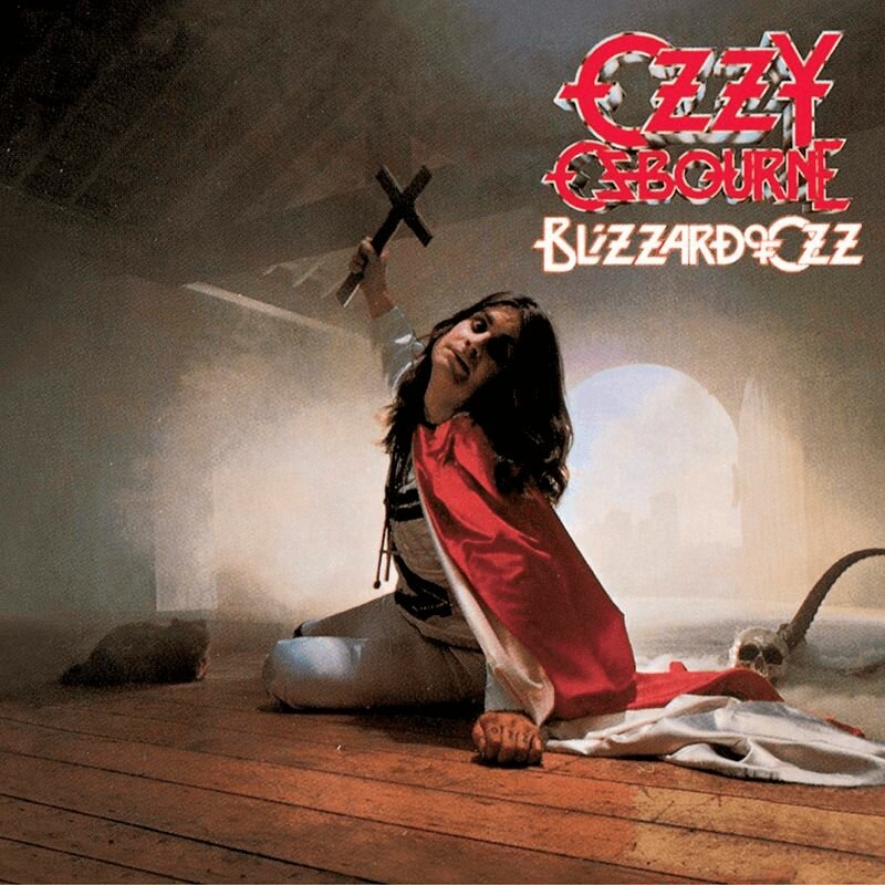 Ozzy Osbourne – Blizzard Of Ozz (Silver With Red Swirls Vinyl)
