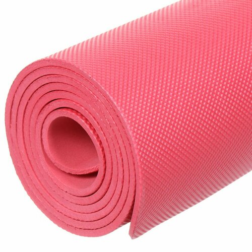 фото Коврик для йоги 3мм красный yoga mat