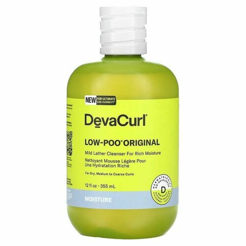 DevaCurl, Low-Poo Original, шампунь с мягкой пеной для насыщенного увлажнения 355 мл