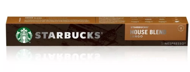 Кофе в капсулах Starbucks Nespresso Capsules House Blend, Старбакс в капсулах для кофемашины Неспрессо, эспрессо, 10 штук - фотография № 3