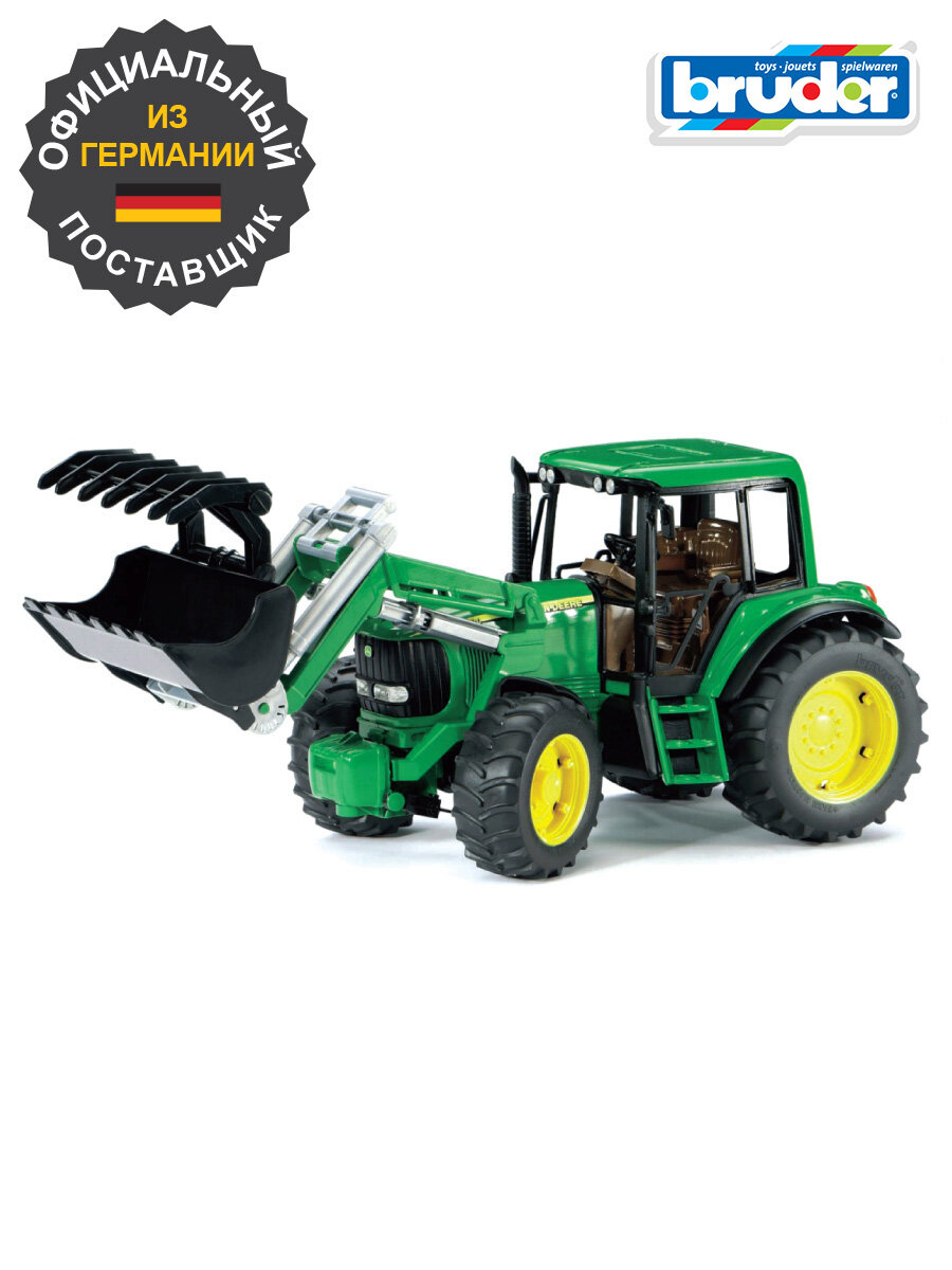 Брудер, Трактор John Deere 6920 с погрузчиком, Bruder