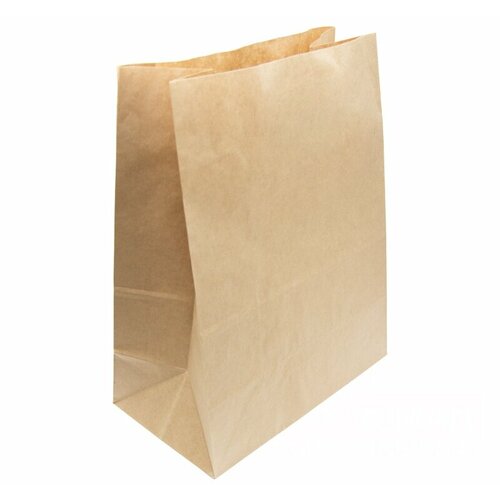 Пакет бумажный 320х200х340мм крафт 70г прямоугольное дно уп/25шт