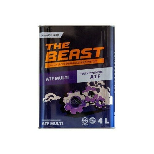 Синтетическое Трансмиссионное Масло Atf Multi 4Л THE BEAST арт E0607L04U1 10000₽