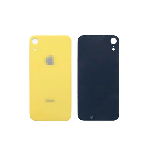 Задняя крышка для Apple iPhone XR (с широким отверстием) желтый, AAA задняя крышка для iphone xr стекло цвет желтый 1 шт
