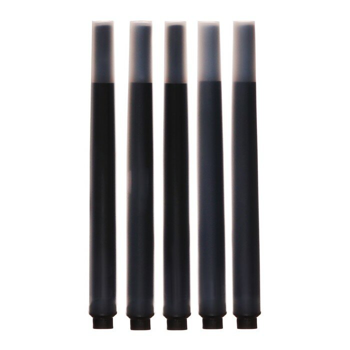 Картриджи чернильные Parker Cartridge Quink, комплект 5 штук, черные (1950382)