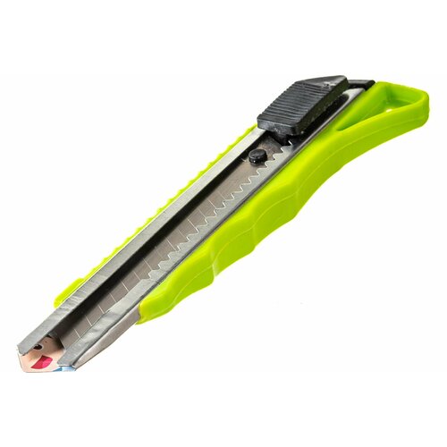 Универсальный нож On с сегментированным лезвием 18 мм, квадратный фиксатор 13-05-001 нож строительный с сегментированным лезвием 18 мм в ассортименте