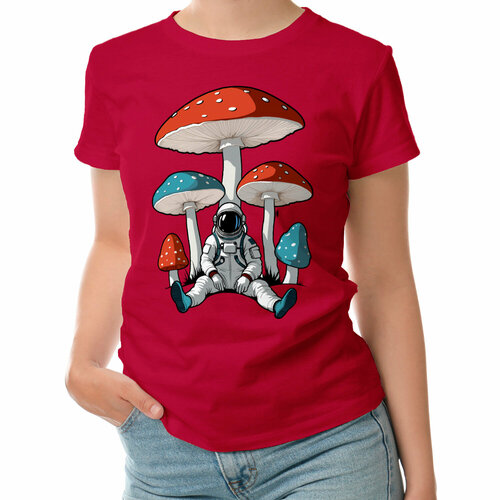 фото Футболка roly, размер l, красный