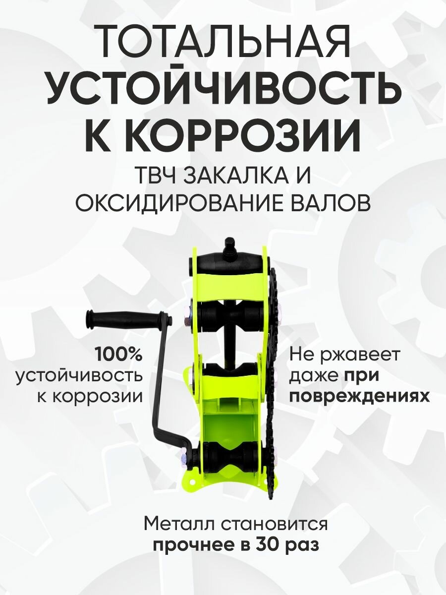 Трубогиб дино + комплект вал д/жест набор для кр труб ст гайка понижатель