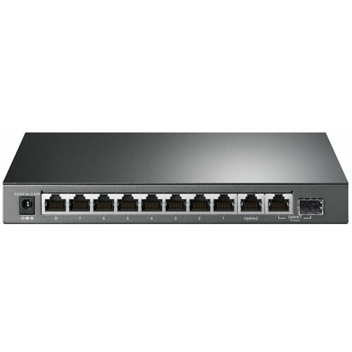 коммутатор tp link 10 port gig desktop switch w 8 port poe tl sg1210mp 1512402 Коммутатор TP-LINK TL-SG1210MP