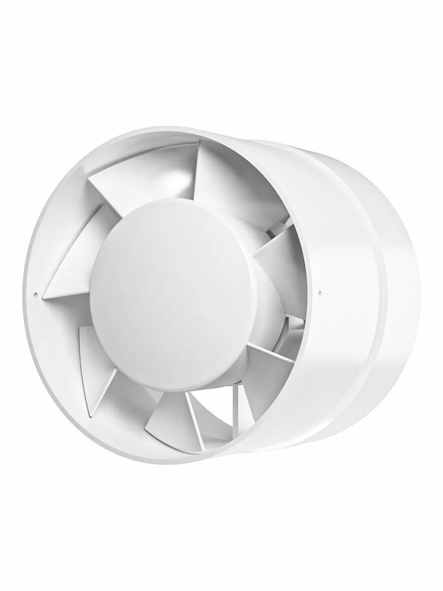 Канальный вентилятор вытяжной Auramax VP4 100 мм в туалет, белый
