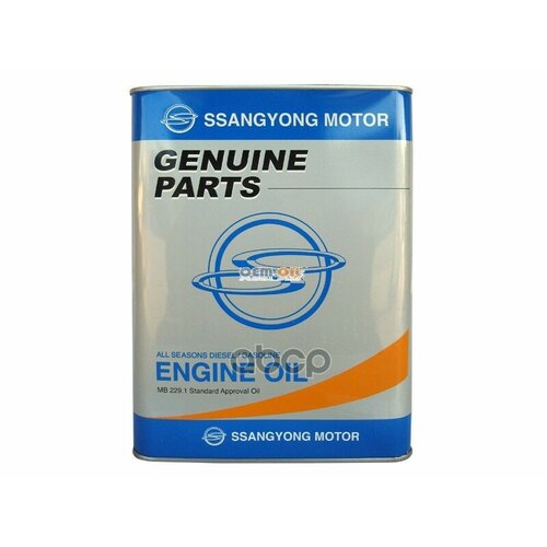 SSANG YONG Масло Моторное Ssangyong DieselGasoline Mb 2291 Sae10w40 Синт4л Oe 5300₽