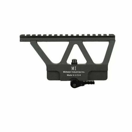 фото Планка вивер на боковой кронштейн быстросъемная ак, вепрь, сайга, тигр, скс 20 мм taiwan