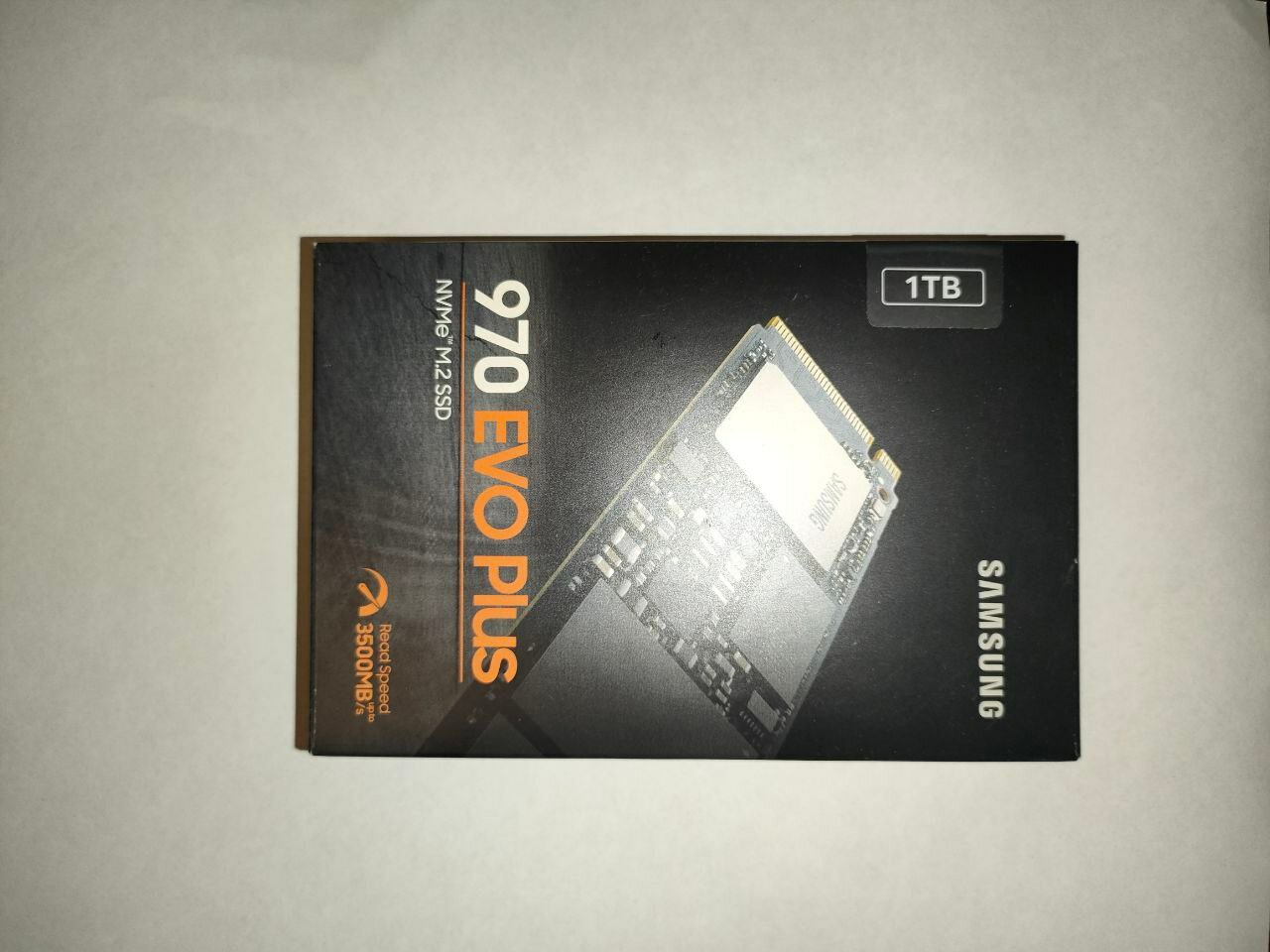 Твердотельный накопитель Samsung 970 EVO Plus 1TB NVMe M.2 SSD, официальная гарантия Samsung