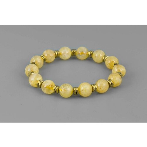 фото Браслет minera, цитрин, размер 17.5 см