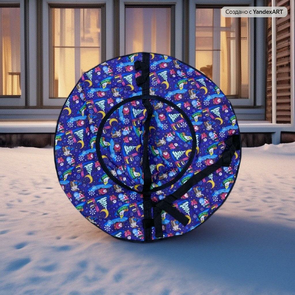 фото "ComFore Ватрушка" - зимняя ватрушка для активного отдыха Новый Год 120 см