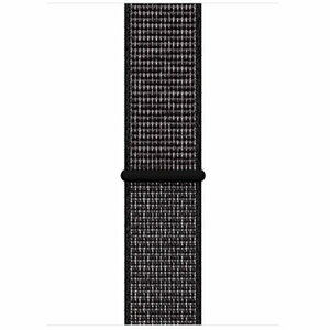 Ремешок для Apple Watch 40mm Black Nike Sport Loop (MX7Y2ZM/A), черный/белый