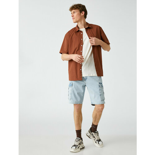 фото Шорты koton, размер 31, синий