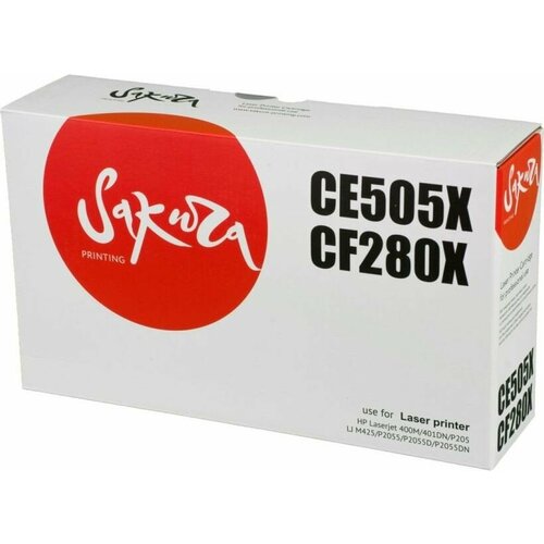 Картридж CE505X/CF280X (HP LJ P2055D/2055DN/CANON LBP-6300/MF5850) (6900стр) (SAKURA) картридж sakura printing ce505x p