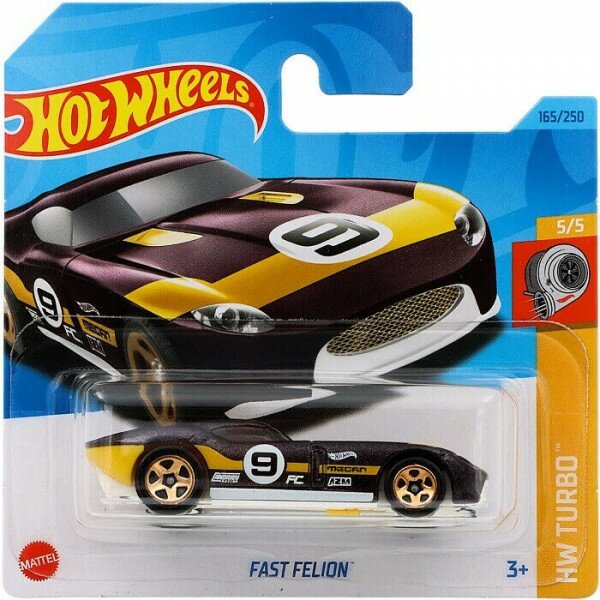 Машинка Mattel Hot Wheels Fast Felion, арт. HKJ39 (5785) (165 из 250)