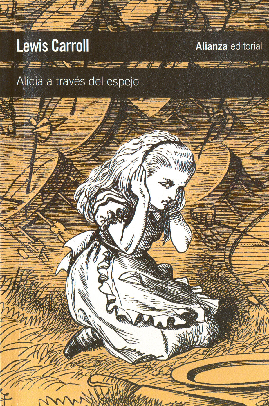 Alicia a traves del espejo / Through the Looking-Glass, and What Alice Found There / Книга на Испанском