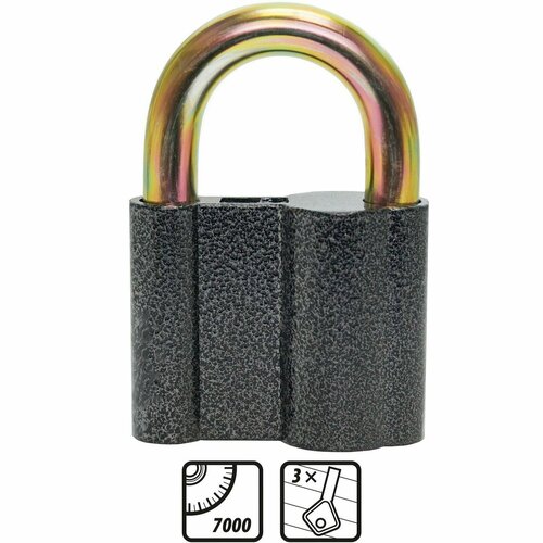 Замок навесной с закаленной дужкой 60 мм Политех Инструмент 354₽