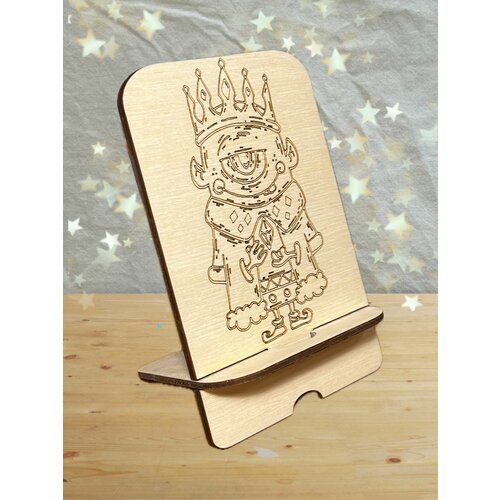 Подставка для телефона деревянная /полка/планктон/