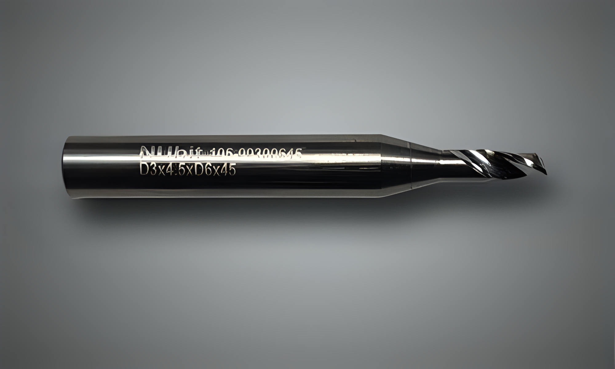 фото Концевая фреза Nubit-105-00300645: Серия-105: Твердосплавные однозаходные фрезы для обработки панелей из цветного металла