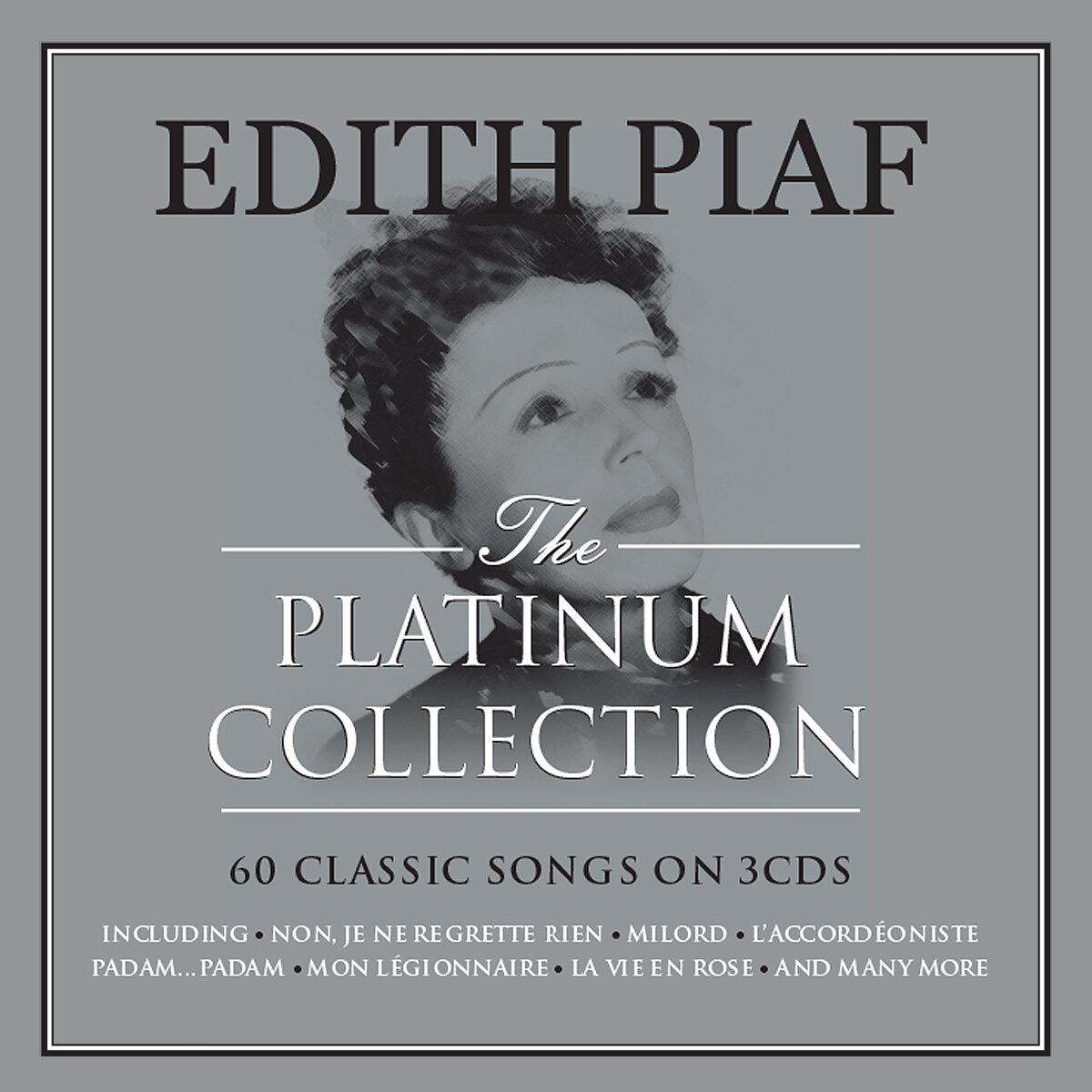 Edith Piaf The Platinum Collection 60 Classic Songs (3CD) NotNowMusic