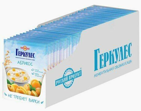 Каша русский продукт 35 г овсяная абрикос - фотография № 8