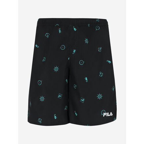 фото Шорты для плавания fila, размер 146-152, черный