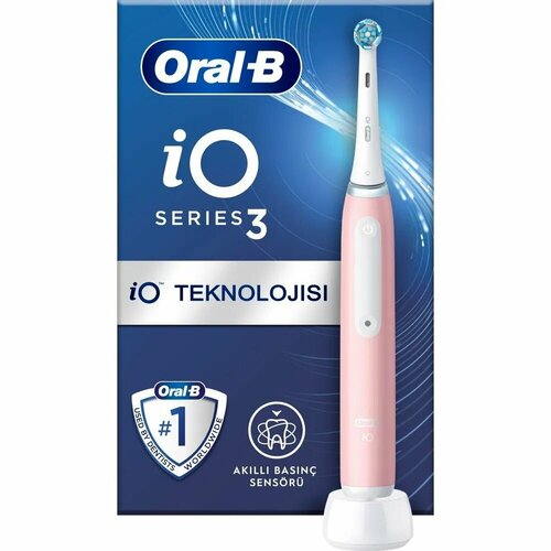 Электрическая зубная щетка Oral-B iO 3, розовый