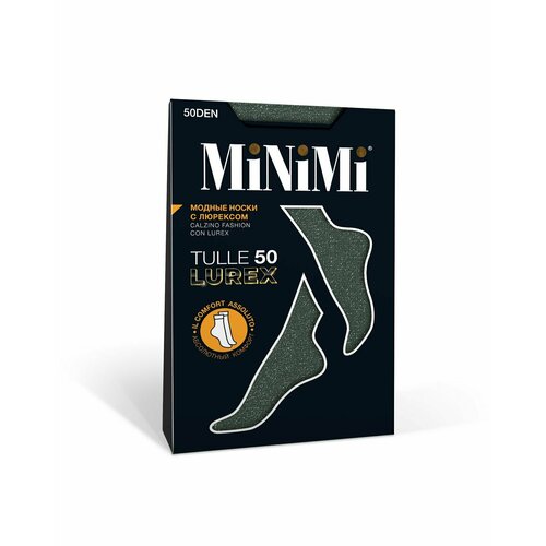 Носки MiNiMi, 50 den, размер 0 (UNI), зеленый носки minimi 50 den размер 0 uni синий