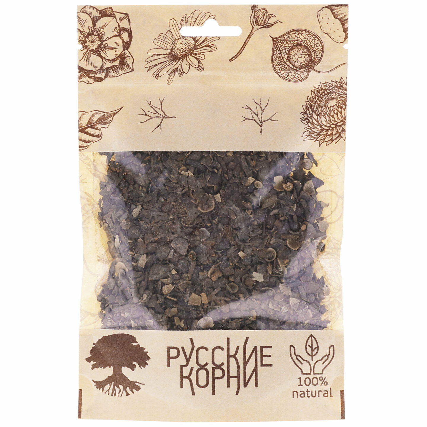 Фукус беломорский Русские корни, (водоросли сушеные), 50 г /При авитаминозе