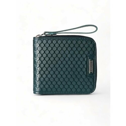 фото Кошелек makey 148-08-58, фактура тиснение, зеленый