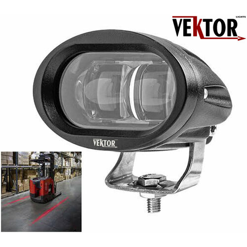 Светодиодный маркерный фонарь VEKTOR LIGHTS для погрузчиков 20 Вт