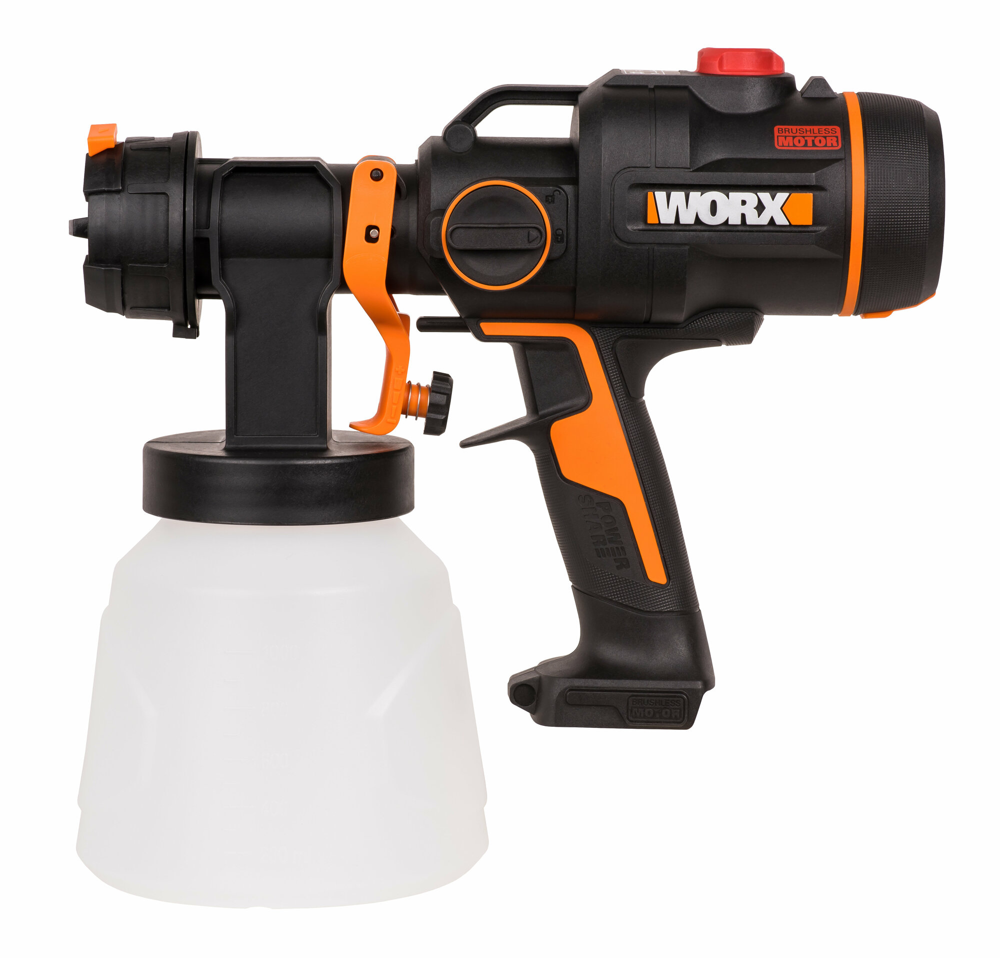 Краскопульт аккумуляторный, бесщеточный WORX WX020.9, 20В, без АКБ и ЗУ