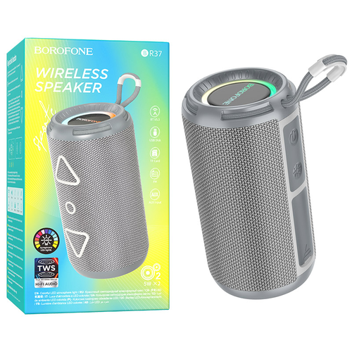 Портативная колонка Borofone BR37 серый 185000₽