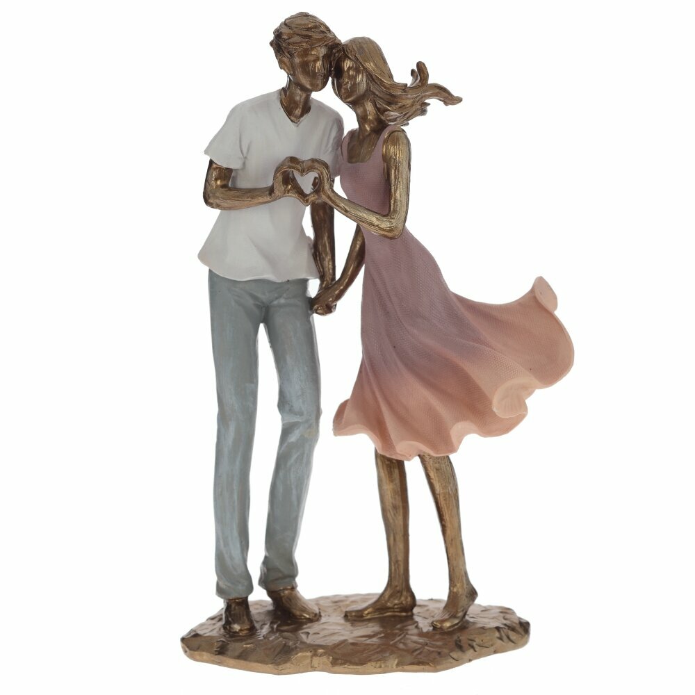 фото Фигурка декоративная "Влюбленная пара", L15 W7,5 H24 см