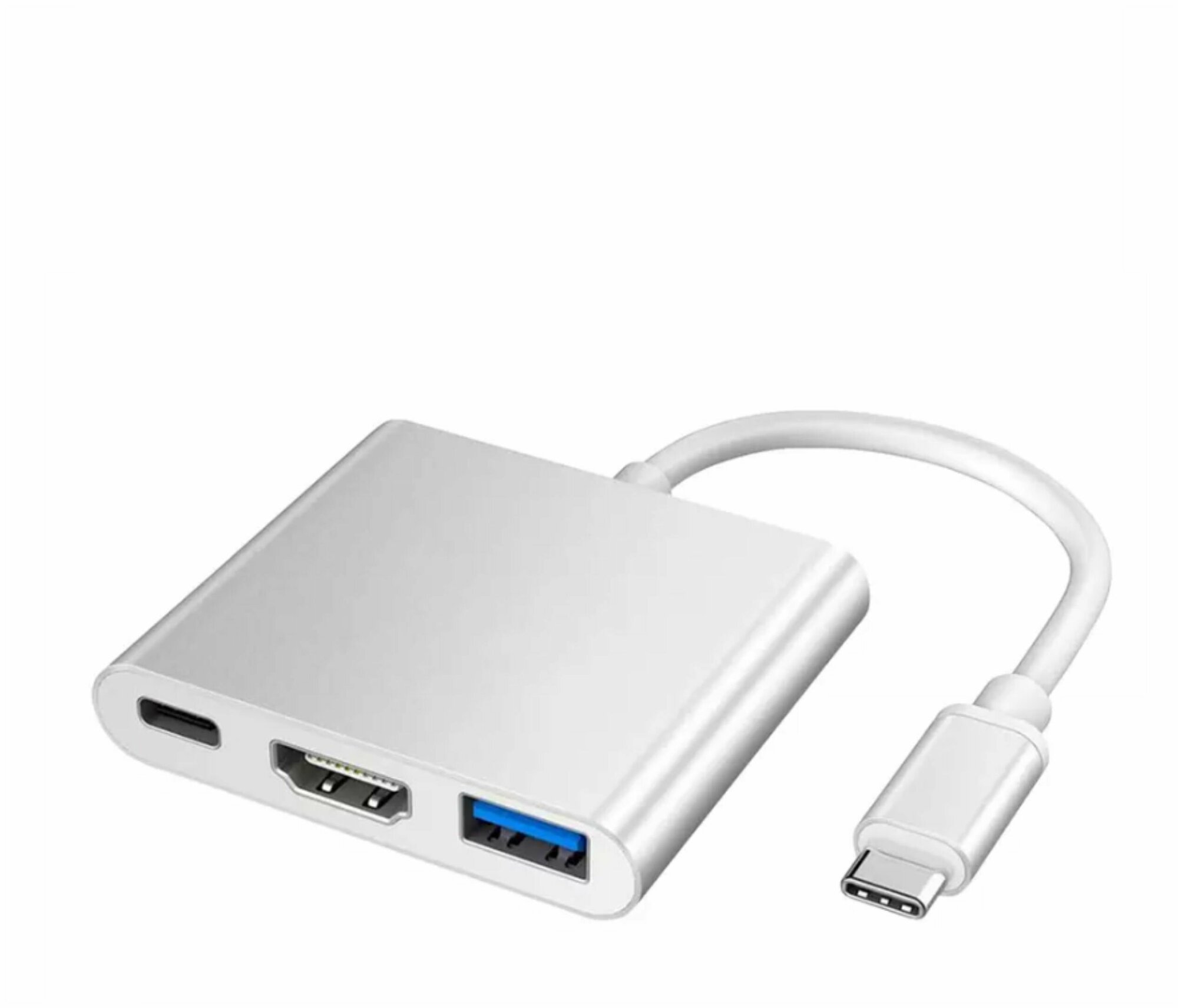 USB Hub Focxonn 2010N1 USB С Вилка to HDMI - 3 in 1 USB 3.0, Type-C