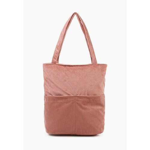 фото Сумка шоппер big bang socks, фактура бархатистая, розовый