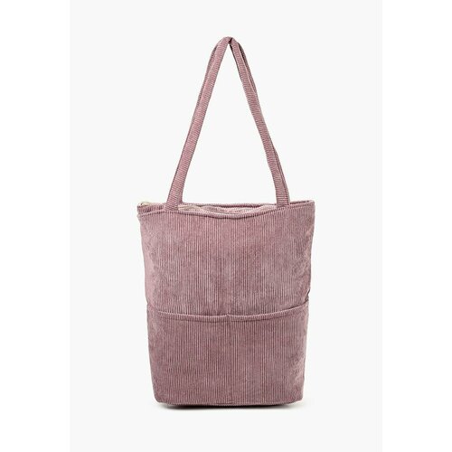 фото Сумка шоппер big bang socks, фактура бархатистая, лиловый