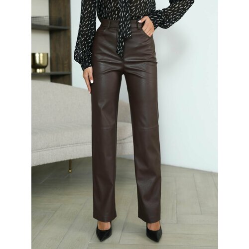 фото Брюки , размер m, коричневый gila