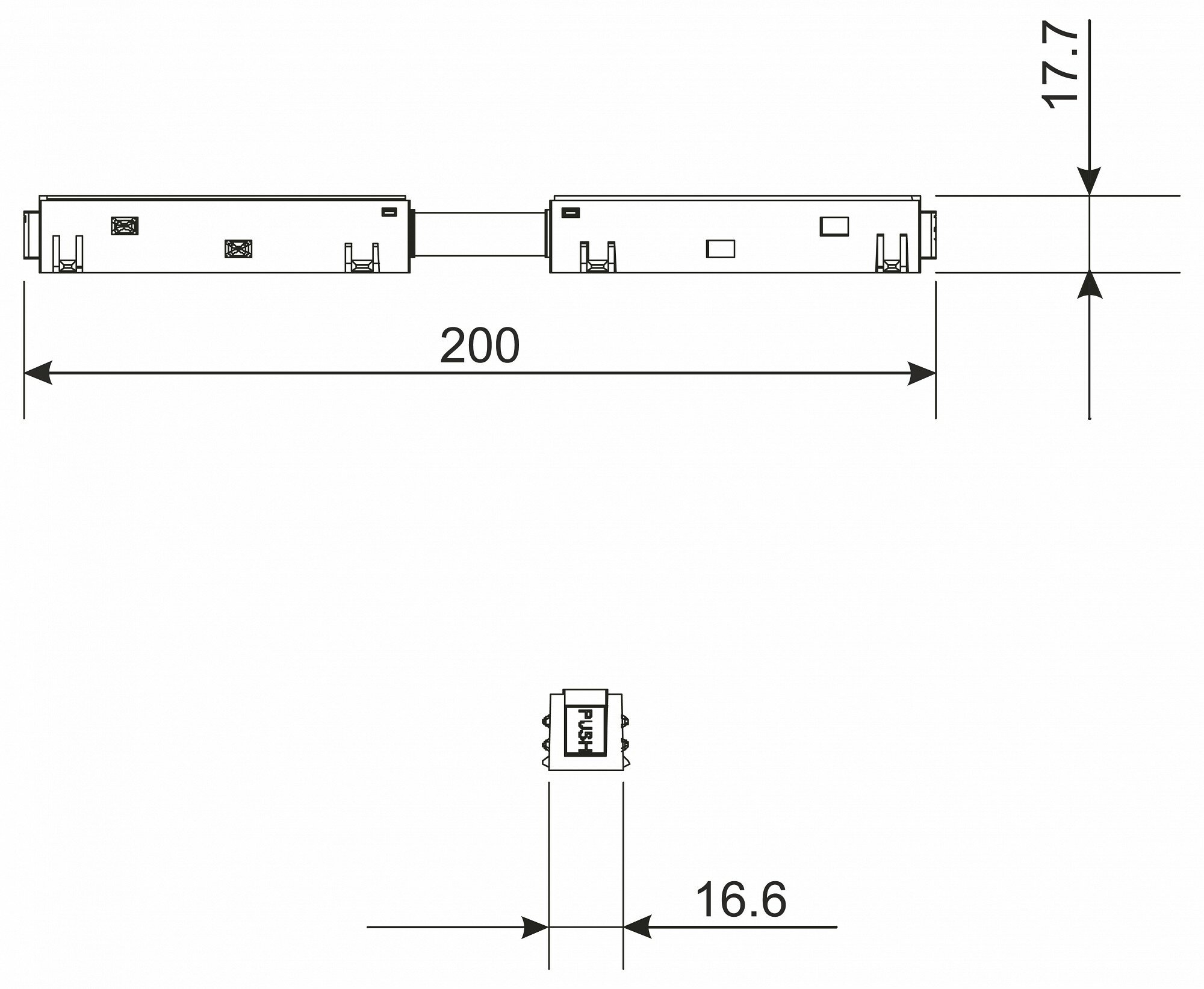 Прямой коннектор и планка Elektrostandard SLIM MAGNETIC 85096/00 4690389179037 - фото №17