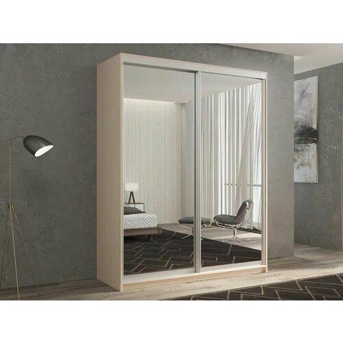 Шкаф-купе 12 Кааппи1 2-х дверный 120 х 230 х 45 Дуб молочный 30910₽