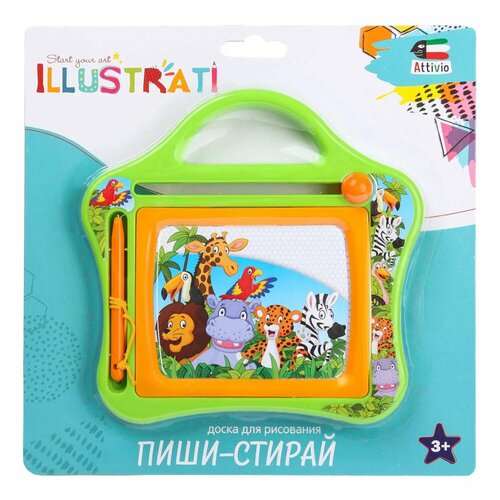 Доска магнитная Attivio Пиши-стирай Джунгли HS4005 909₽