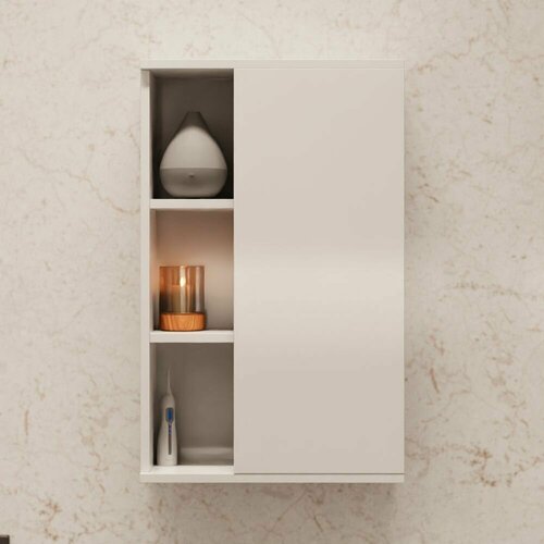 Шкаф универсальный в ванную комнату, Белый 45х72х16,5 см, Vivoline
